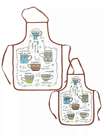 Набор фартуков "Для мамы и дочки" / Расцветки в ассортименте